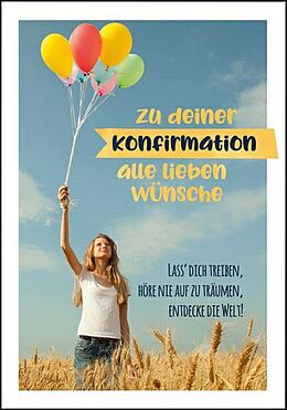 Zu deiner Konfirmation alle lieben Wünsche Doppelkarte online kaufen