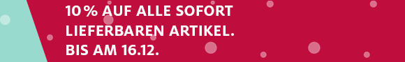 10% Rabatt auf sofort lieferbare Artikel