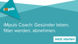 iMpuls Coach: Gesünder leben