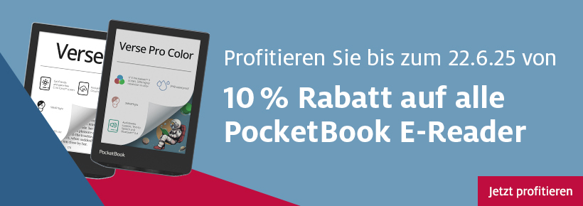 10% auf PocketBook E-Reader bis am 22.6.25