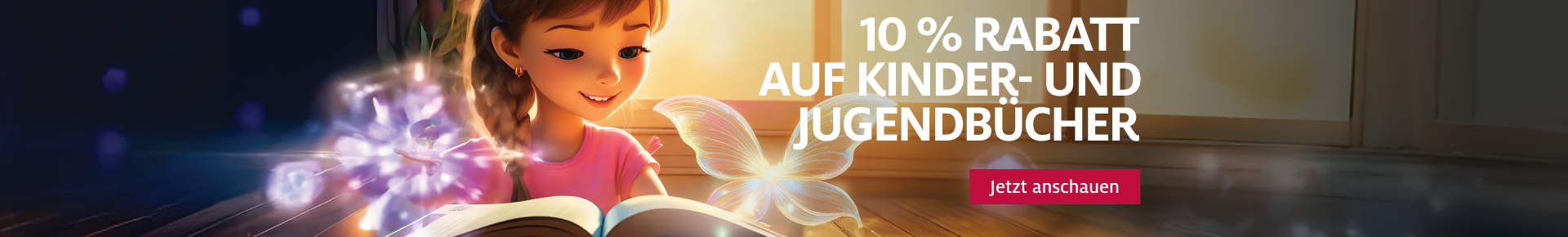 10% Rabatt auf  Kinder- und Jugendbücher