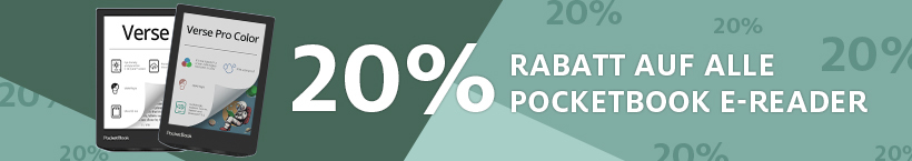 20% auf alle PocketBook E-Reader