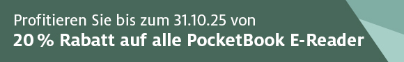 20% Rabatt auf alle Pocketbook E-Reader