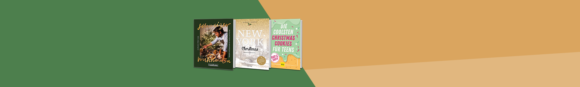 Kochbücher für festliche Menüs und warme Wintergerichte