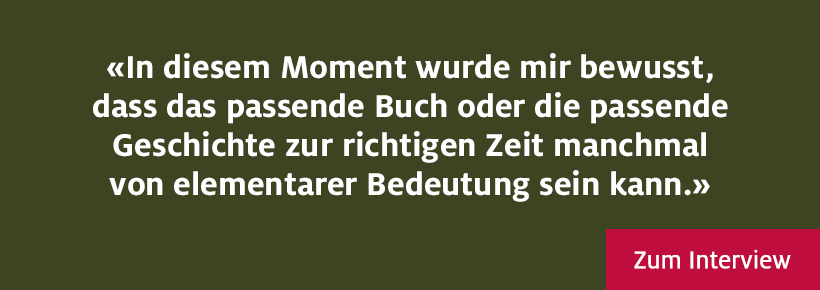 Zitat aus exklusivem Interview