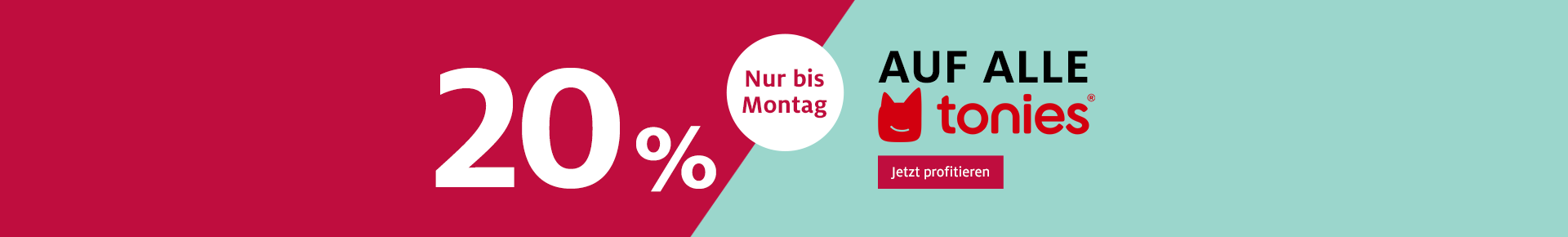 20% auf alle Tonies-Produkte