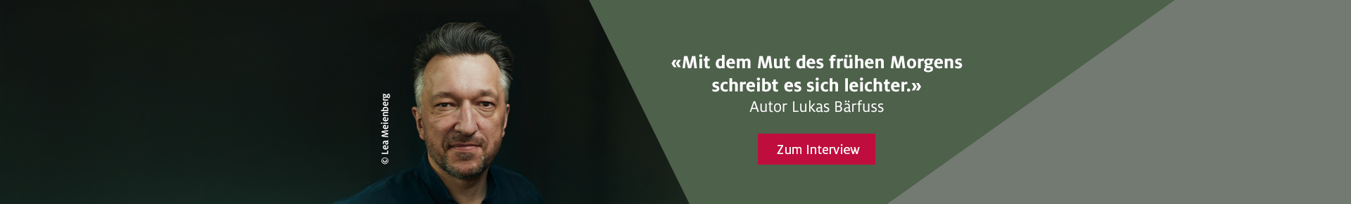 Interview mit Lukas Bärfuss
