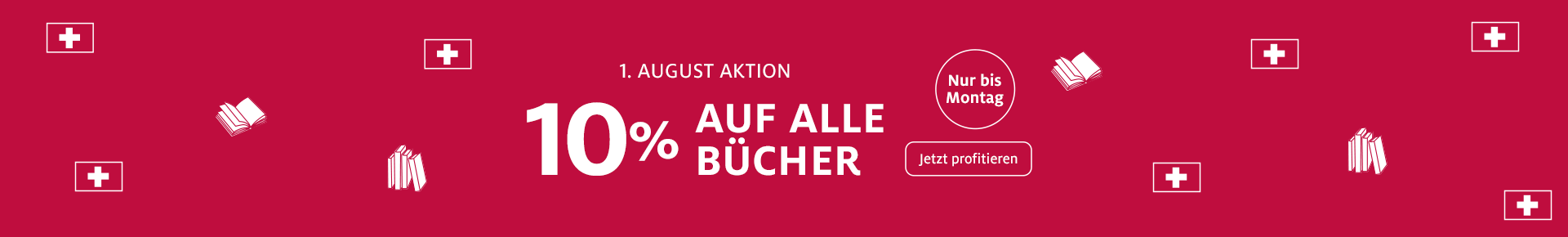 10% auf alle Bücher