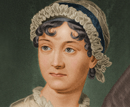 Jane Austen Porträt gemalen