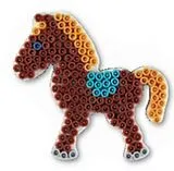Hama 321 - Stiftplatte Pony weiß Spiel