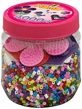 HAMA Dose pink+farbige Platten 4000Stück Spiel