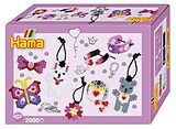 Hama 3508 - Bügelperlen, Geschenkpackung Modeschmuck, 2000 Midi-Perlen und Zubehör Spiel