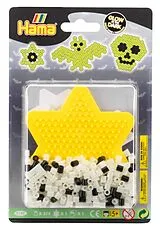 Hama 4180 - Bügelperlen inkl. Stern, Grusel/Glow in The Dark, Midi, 375 Stück Spiel