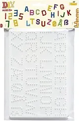 HAMA Stiftpl. Buchstaben/Zahlen i Beutel Spiel