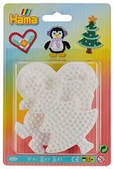 Hama 4574 - Stiftplatten, Herz, Pinguin, Weihnachtsbaum, midi Spiel