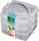 Hama 6700 - Sortierbox für Bügelperlen und Zubehör, klein, 15x15x13cm Spiel