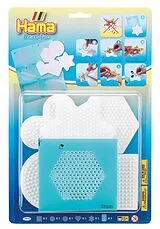 Hama 7711 - Stiftplatten 5er-Set, Bead-Tac, Stiftplatten für Midi-Bügelperlen Spiel