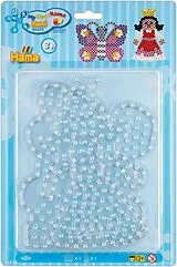 Hama 8102 - Maxi Stiftplatten 2er Set Schmetterling und Prinzessin Spiel