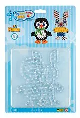 Hama 8106 - Maxi Stiftplatten 2er Set Pinguin und Kaninchen Spiel