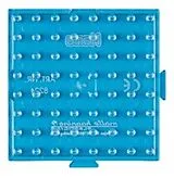 Hama 8224 - Stiftplatte, kleines Quadrat, Stiftplatte für 64 Maxi-Perlen Spiel
