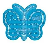 Hama 8225 - Stiftplatte, kleiner Schmetterling, Stiftplatte für 54 Maxi-Bügelperlen Spiel