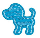 Hama 8226 - Stiftplatte, Kleiner Hund, Stiftplatte für 47 Maxi-Bügelperlen Spiel