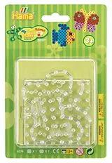Hama 8279 - Stiftplatten, Quadrat und Schmetterling, Stiftplatten für Maxi-Bügelperlen Spiel
