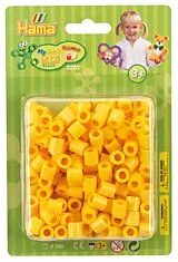 Hama 8503 - Perlen, Bügelperlen Maxi, 250 Stück, gelb Spiel