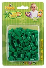 Hama 8510 - Perlen, Bügelperlen Maxi, 250 Stück, grün Spiel