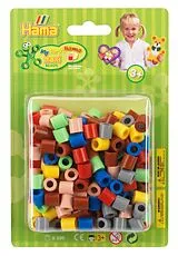 Hama 8523 - Perlen, Bügelperlen Maxi, 250 Stück, bunt, volltonmix 2 Spiel