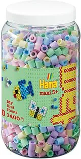HAMA Maxi Perlen Dose Pastellmix Spiel