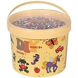 Hama 181-67 - Eimer mit ca. 30000 Midi-Bügelperlen, Volltonmix Spiel