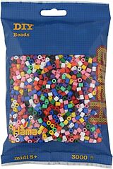 Hama 201-00 - DIY Bügelperlen Midi 5+, ca. 3000 Stück, Vollton-Mix Spiel