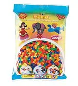 Hama 201-51 - Bügelperlen, ca. 3000 Perlen, neon gemischt Spiel