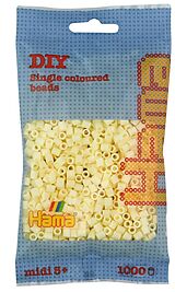 Hama 207-02 - Perlen creme, 1000 Stück Spiel