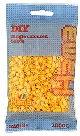 HAMA Perlen Gelb 1.000 Stück Spiel