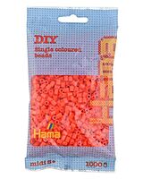 Hama 207-04 - Perlen orange, 1000 Stück Spiel