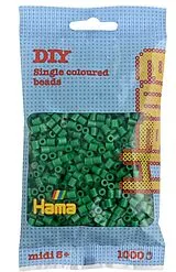 HAMA Perlen Grün 1.000 Stück Spiel