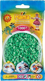 Hama 207-11 - Perlen hellgrün, 1000 Stück Spiel