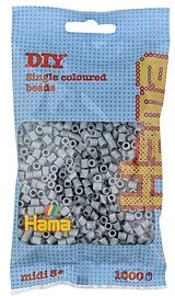 HAMA Perlen Grau 1.000 Stück Spiel