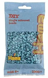 Hama 207-31 - DIY Bügelperlen Midi 5+, ca. 1000 Stück, Türkis Spiel