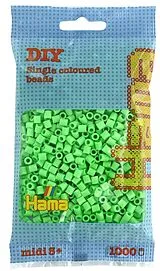 HAMA Perlen pastell grün 1.000 Stück Spiel