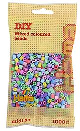 HAMA Perlen pastell gemischt 1.000 Stück Spiel