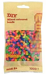 HAMA Perlen neon gemischt 1.000 Stück Spiel