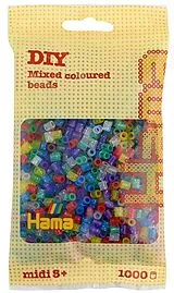 HAMA Perlen Transparent Glitter 1.000 St Spiel