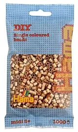 HAMA Perlen gold 1.000 Stück Spiel