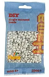 Hama 207-77 - DIY Bügelperlen Midi 5+, ca. 1000 Perlen, Farbe: Kitt Spiel