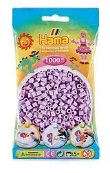 Hama 207-96 - DIY Bügelperlen Midi 5+, ca. 1000 Stück, Pastell-Flieder Spiel