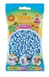Hama Bügelperlen Midi 5+, ca. 1000 Stück, Pastell-Eisblau Spiel