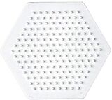 Hama 223 TR - Stiftplatte, transparent, Sechseck, Kunststoff Spiel